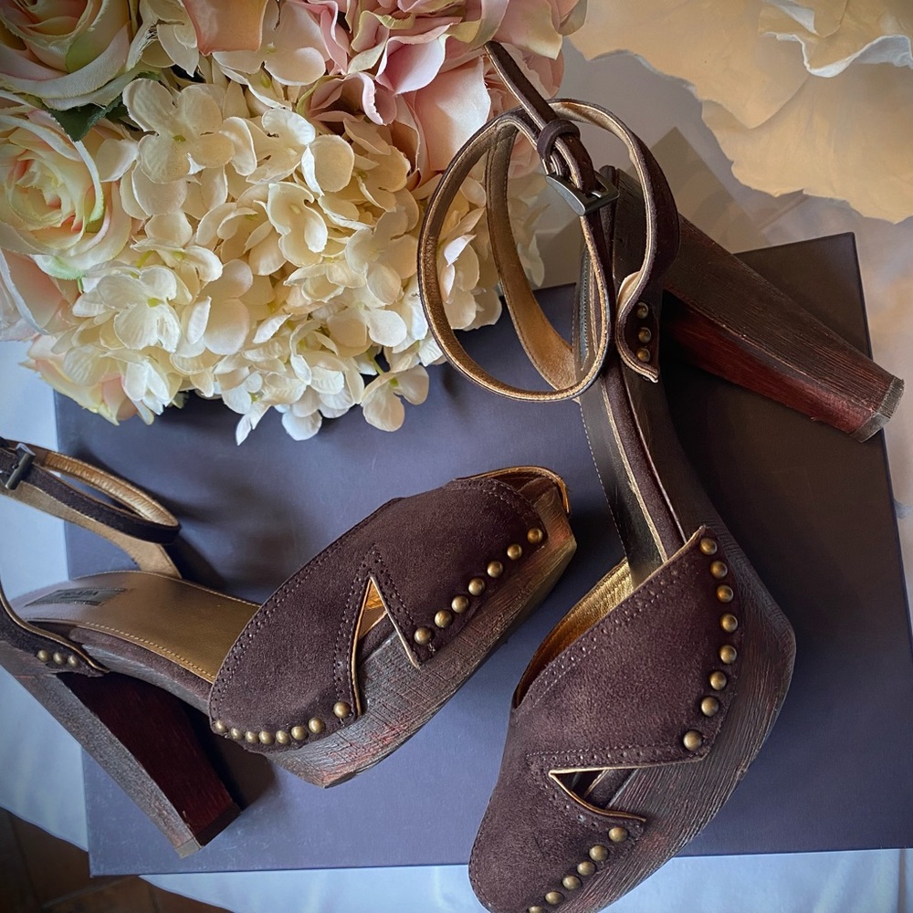 🌟HP2X🎉PRADA💎LUXURY💎Designer Women's Peep Toe Heels